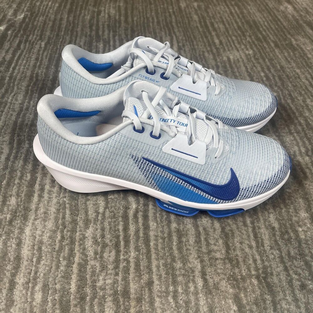 Nike Air Zoom Infinity Tour Shoes Mens Size 9.5 Blue Golf Spiked FD0217-001